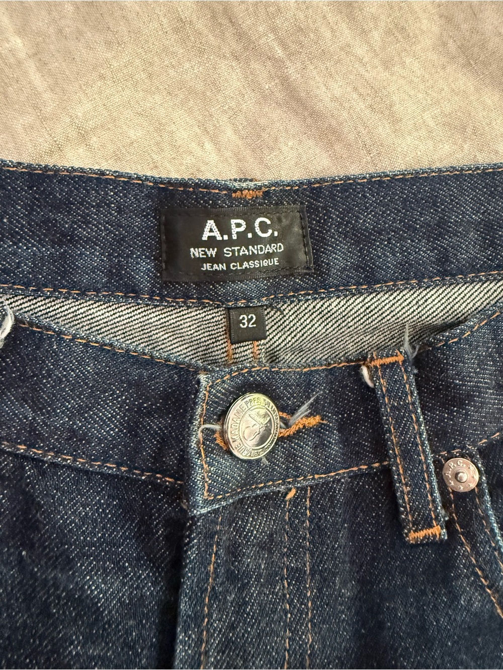 A.P.C. New Standard Men's Dark Indigo Jeans